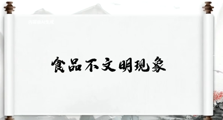 创文系列第十一期｜食品不文明现象