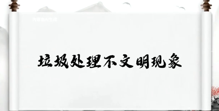 创文系列第十二期｜垃圾处理不文明现象