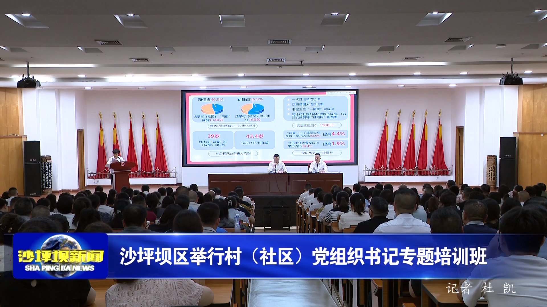 沙坪坝区举行村（社区）党组织书记专题培训班