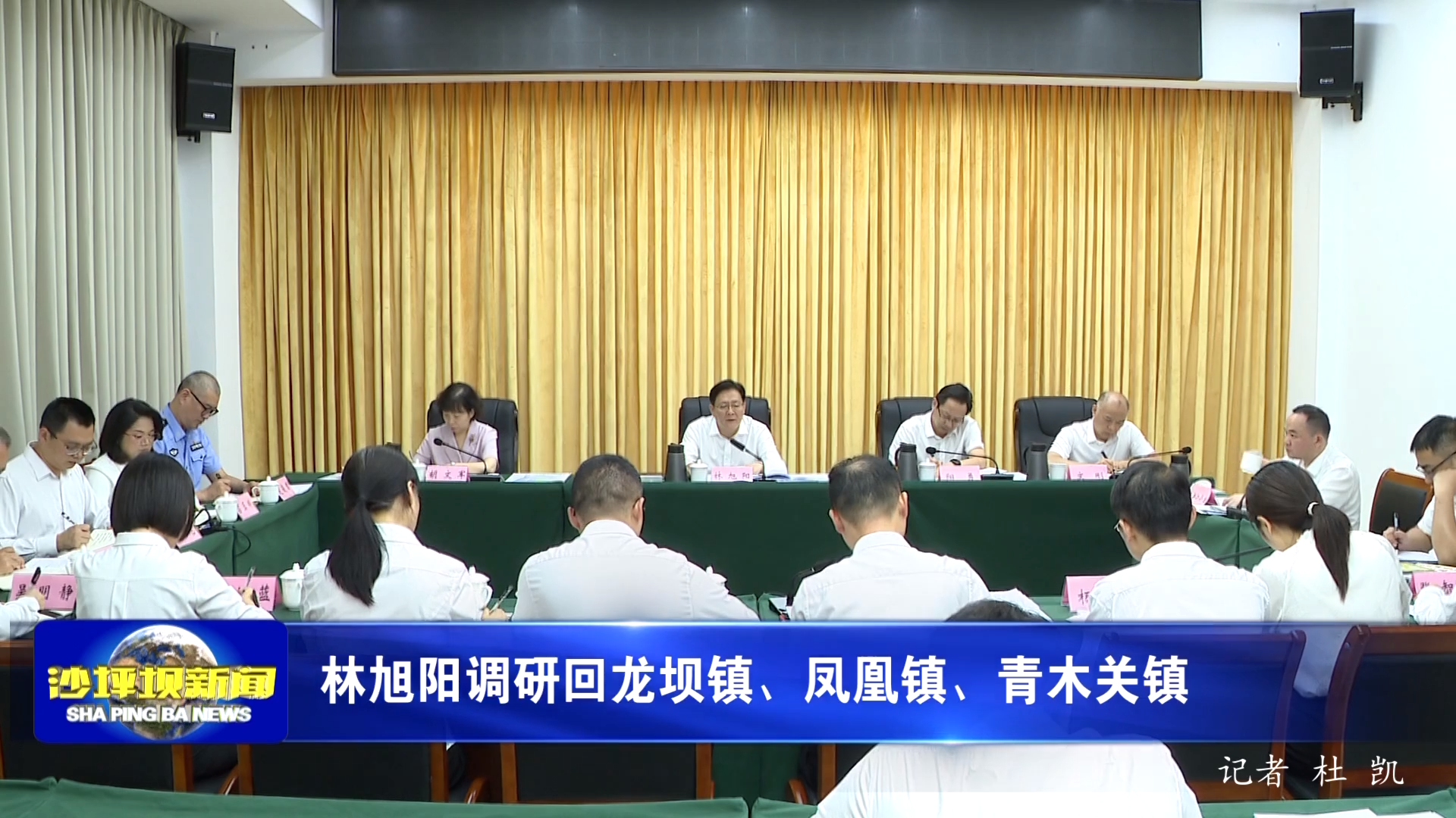 林旭阳调研回龙坝镇、凤凰镇、青木关镇