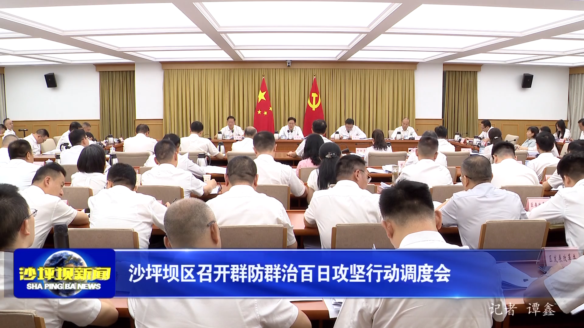 沙坪坝区召开群防群治百日攻坚行动调度会